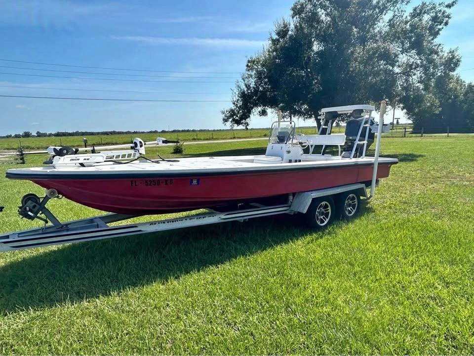 1997 Rick’s Fiberglass 20’6 Flats Boat