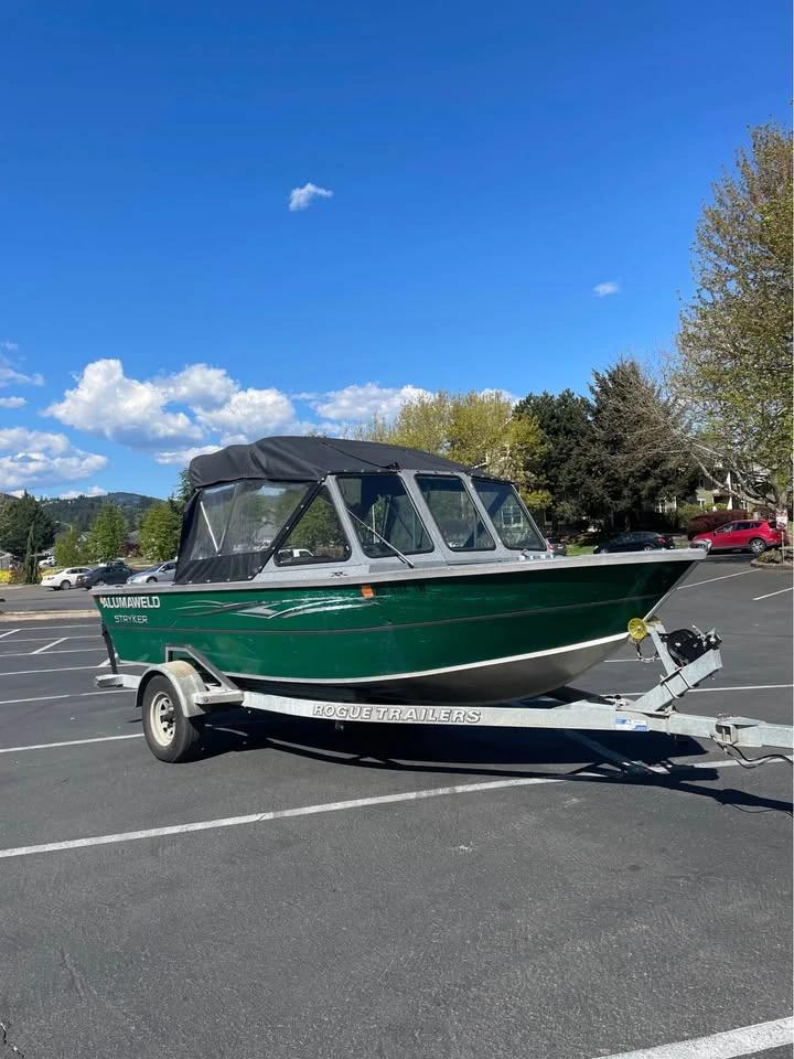 2023 18’ Alumaweld Stryker Fishing Boat Stryker 18