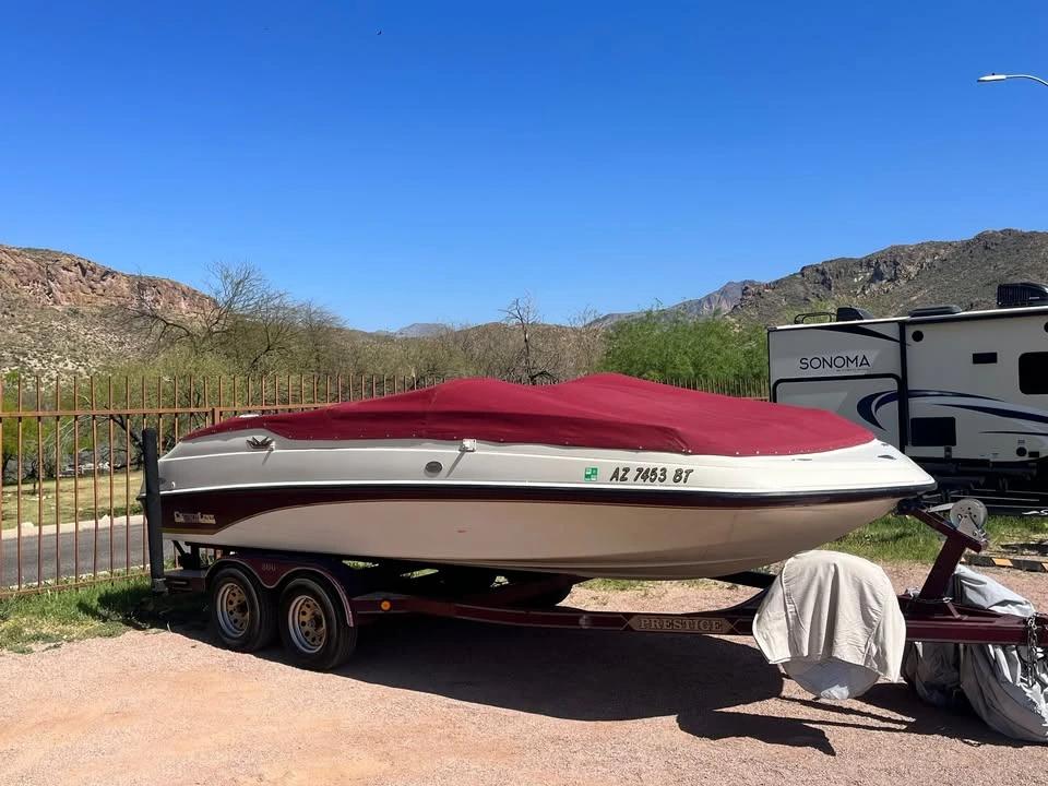 1995 Crownline+ 200 db deck boat 200 DB