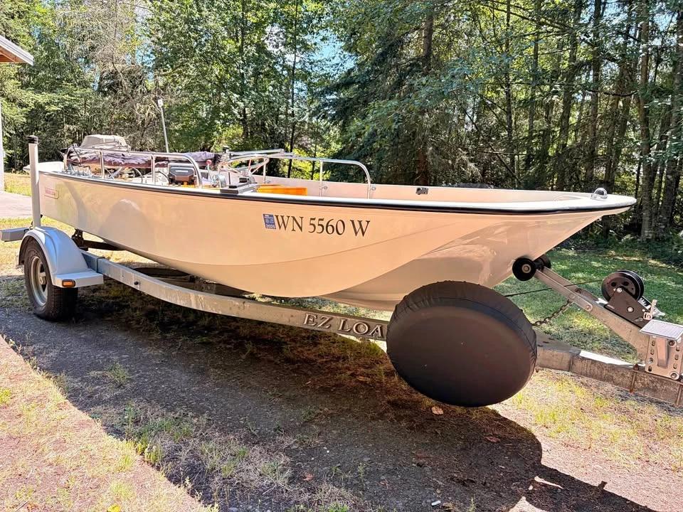 1972 Boston Whaler 17 foot Currituck with Evinrude 115 16 Currituck