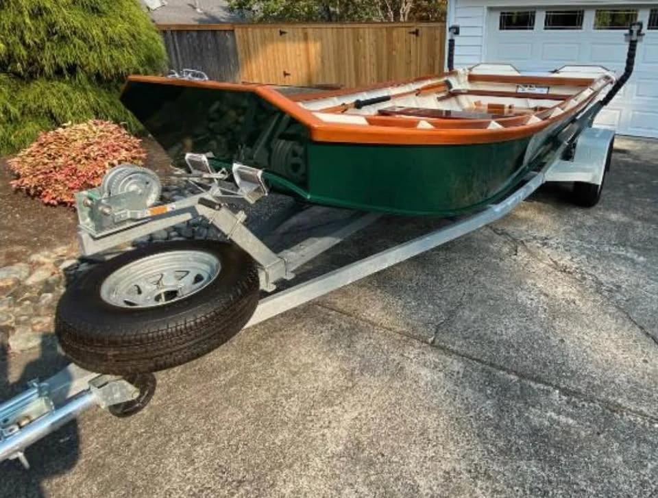 1999 Trailer and optional Honda Motor 18' boutique Tracker Grizzly 1860