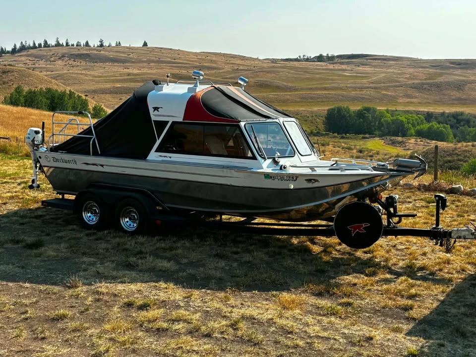 1999 Duckworth Magnum 21’ Aluminum Jet Sled Magnum 21 Inboard Jet Sled