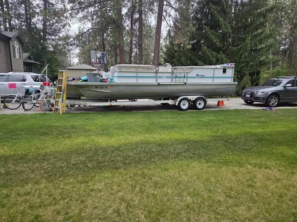 1998 Sundance 29ft tritoon boat Sundancer 280D